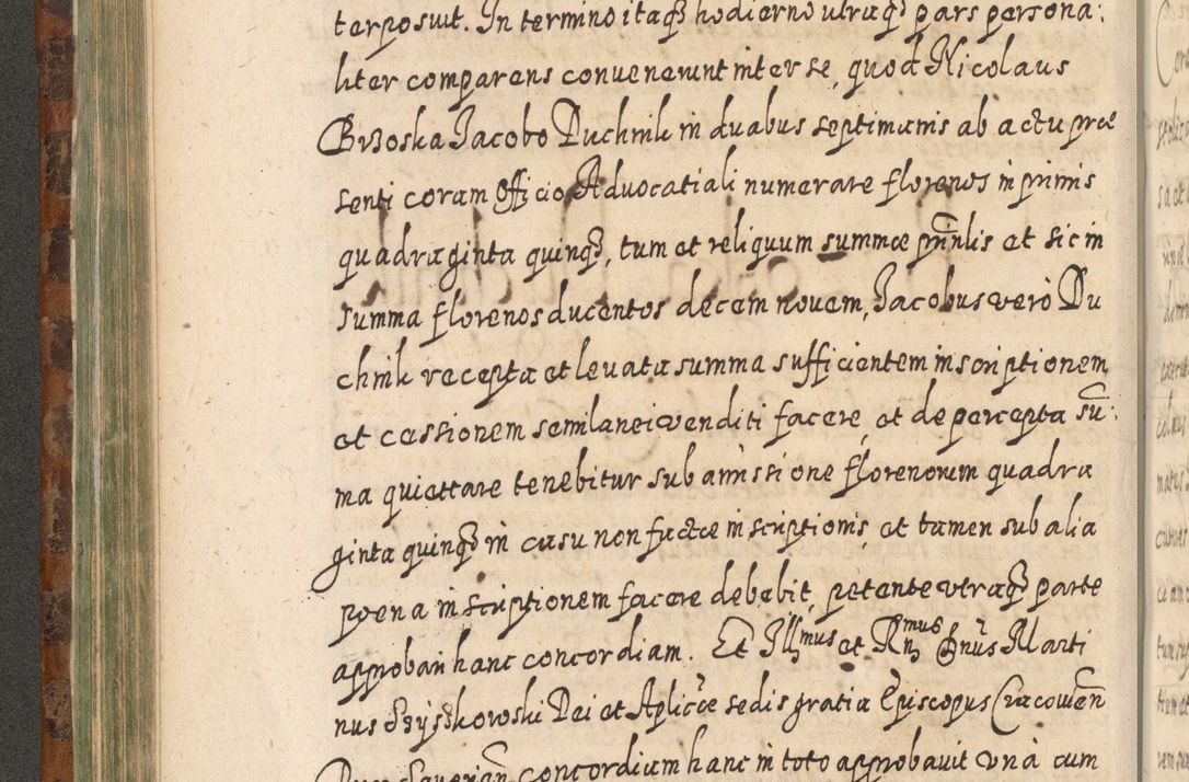 Zdjęcie nr 333 dla obiektu archiwalnego: Acta actorum, causarum spiritualium, civilium, criminalium, obligationum, quietationum, inscpritionum, cessionum, decimarum, testamentorum R. D. Martini Szyszkowski, episcopi Cracoviensis, ducis Severiensis in annis 1624 - 1626. Tomus tertius.