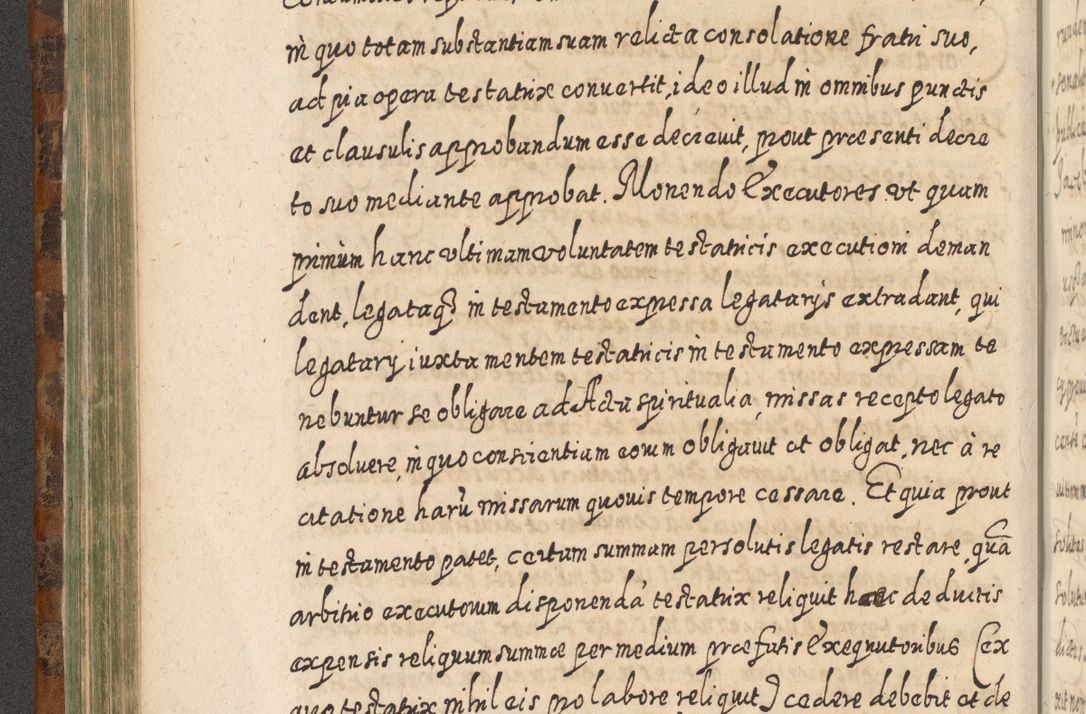 Zdjęcie nr 335 dla obiektu archiwalnego: Acta actorum, causarum spiritualium, civilium, criminalium, obligationum, quietationum, inscpritionum, cessionum, decimarum, testamentorum R. D. Martini Szyszkowski, episcopi Cracoviensis, ducis Severiensis in annis 1624 - 1626. Tomus tertius.