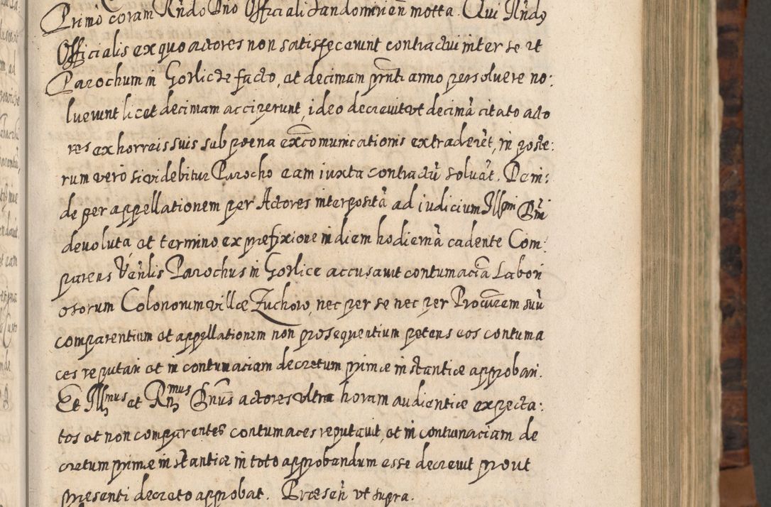 Zdjęcie nr 330 dla obiektu archiwalnego: Acta actorum, causarum spiritualium, civilium, criminalium, obligationum, quietationum, inscpritionum, cessionum, decimarum, testamentorum R. D. Martini Szyszkowski, episcopi Cracoviensis, ducis Severiensis in annis 1624 - 1626. Tomus tertius.