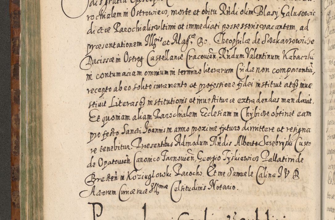 Zdjęcie nr 329 dla obiektu archiwalnego: Acta actorum, causarum spiritualium, civilium, criminalium, obligationum, quietationum, inscpritionum, cessionum, decimarum, testamentorum R. D. Martini Szyszkowski, episcopi Cracoviensis, ducis Severiensis in annis 1624 - 1626. Tomus tertius.