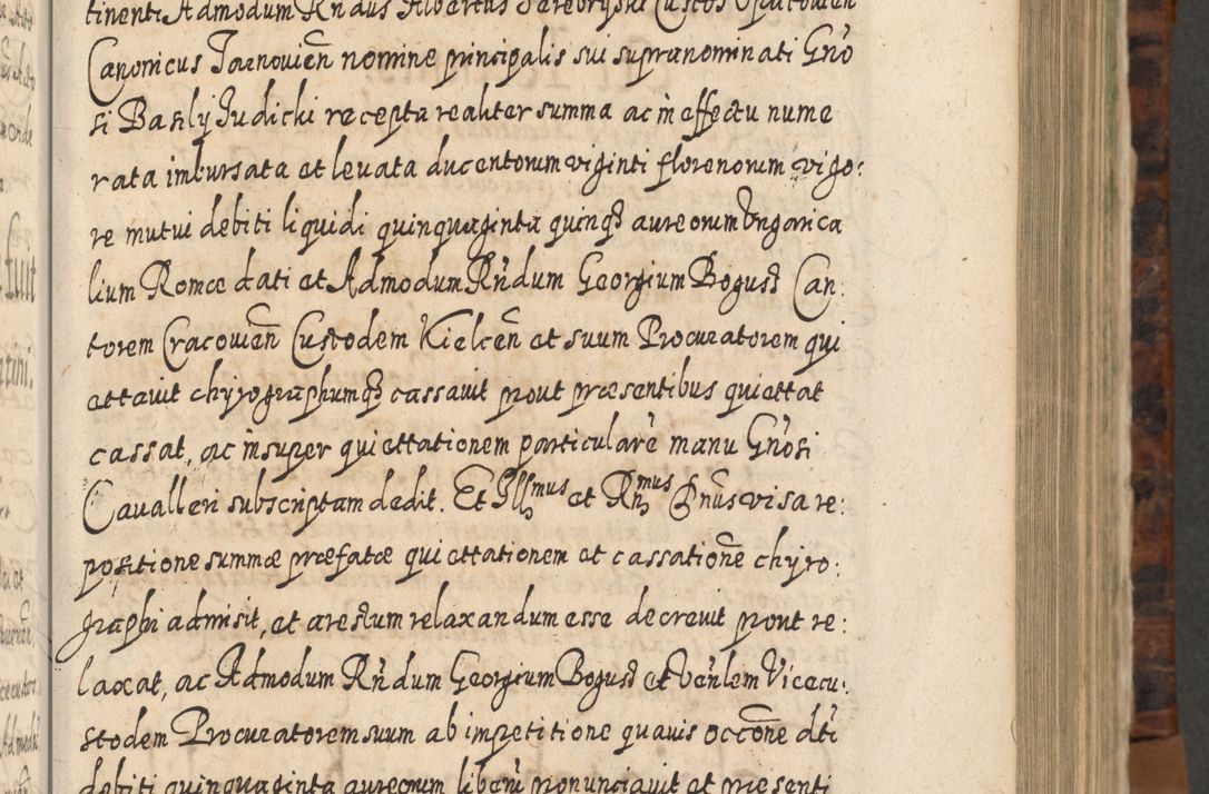 Zdjęcie nr 326 dla obiektu archiwalnego: Acta actorum, causarum spiritualium, civilium, criminalium, obligationum, quietationum, inscpritionum, cessionum, decimarum, testamentorum R. D. Martini Szyszkowski, episcopi Cracoviensis, ducis Severiensis in annis 1624 - 1626. Tomus tertius.