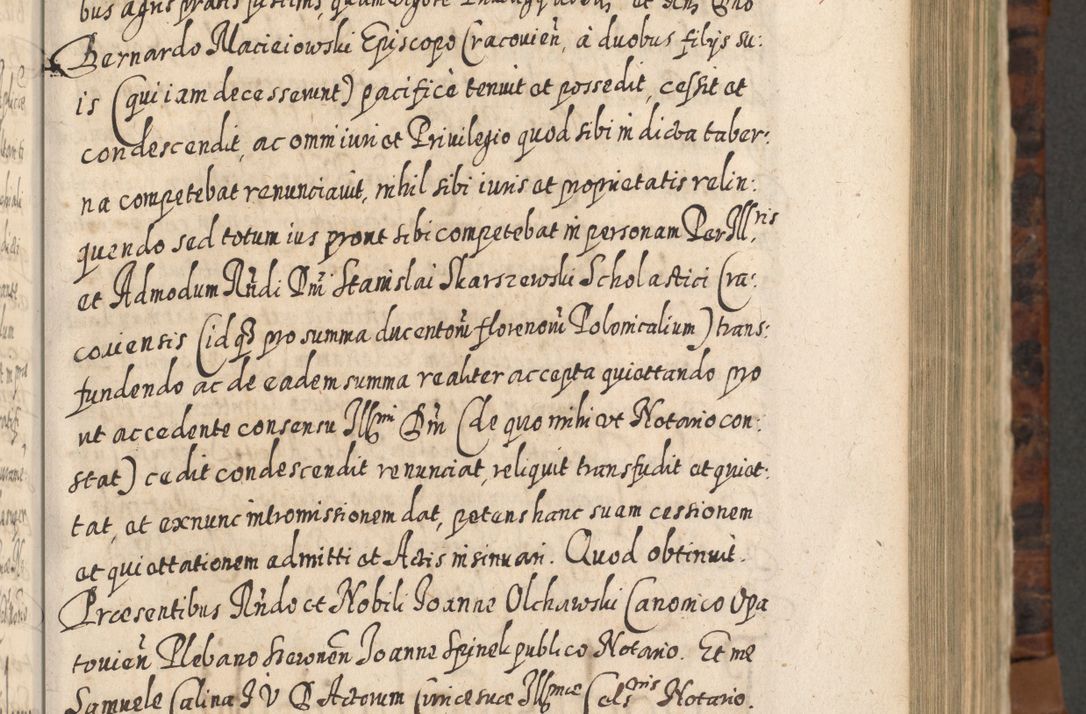 Zdjęcie nr 328 dla obiektu archiwalnego: Acta actorum, causarum spiritualium, civilium, criminalium, obligationum, quietationum, inscpritionum, cessionum, decimarum, testamentorum R. D. Martini Szyszkowski, episcopi Cracoviensis, ducis Severiensis in annis 1624 - 1626. Tomus tertius.
