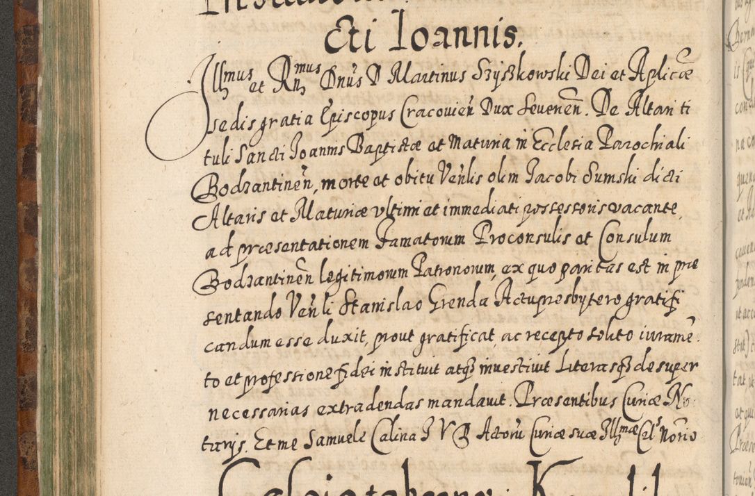 Zdjęcie nr 327 dla obiektu archiwalnego: Acta actorum, causarum spiritualium, civilium, criminalium, obligationum, quietationum, inscpritionum, cessionum, decimarum, testamentorum R. D. Martini Szyszkowski, episcopi Cracoviensis, ducis Severiensis in annis 1624 - 1626. Tomus tertius.