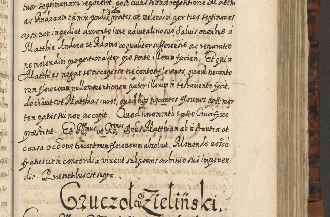 Zdjęcie nr 324 dla obiektu archiwalnego: Acta actorum, causarum spiritualium, civilium, criminalium, obligationum, quietationum, inscpritionum, cessionum, decimarum, testamentorum R. D. Martini Szyszkowski, episcopi Cracoviensis, ducis Severiensis in annis 1624 - 1626. Tomus tertius.