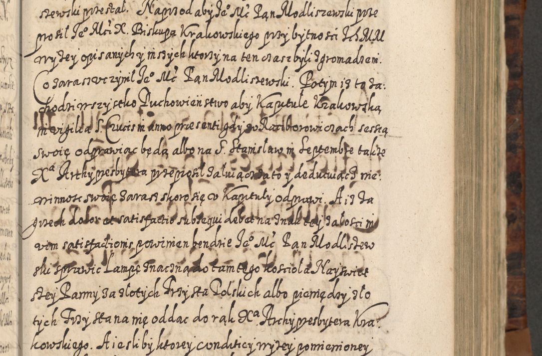 Zdjęcie nr 320 dla obiektu archiwalnego: Acta actorum, causarum spiritualium, civilium, criminalium, obligationum, quietationum, inscpritionum, cessionum, decimarum, testamentorum R. D. Martini Szyszkowski, episcopi Cracoviensis, ducis Severiensis in annis 1624 - 1626. Tomus tertius.