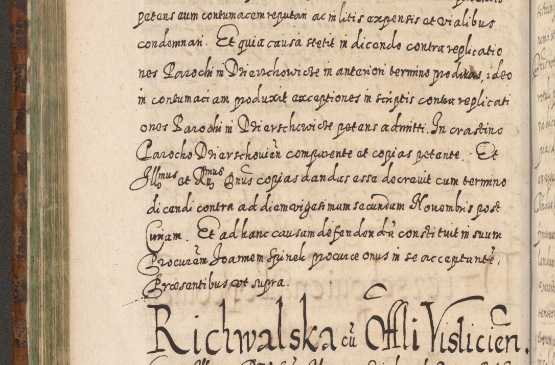 Zdjęcie nr 315 dla obiektu archiwalnego: Acta actorum, causarum spiritualium, civilium, criminalium, obligationum, quietationum, inscpritionum, cessionum, decimarum, testamentorum R. D. Martini Szyszkowski, episcopi Cracoviensis, ducis Severiensis in annis 1624 - 1626. Tomus tertius.