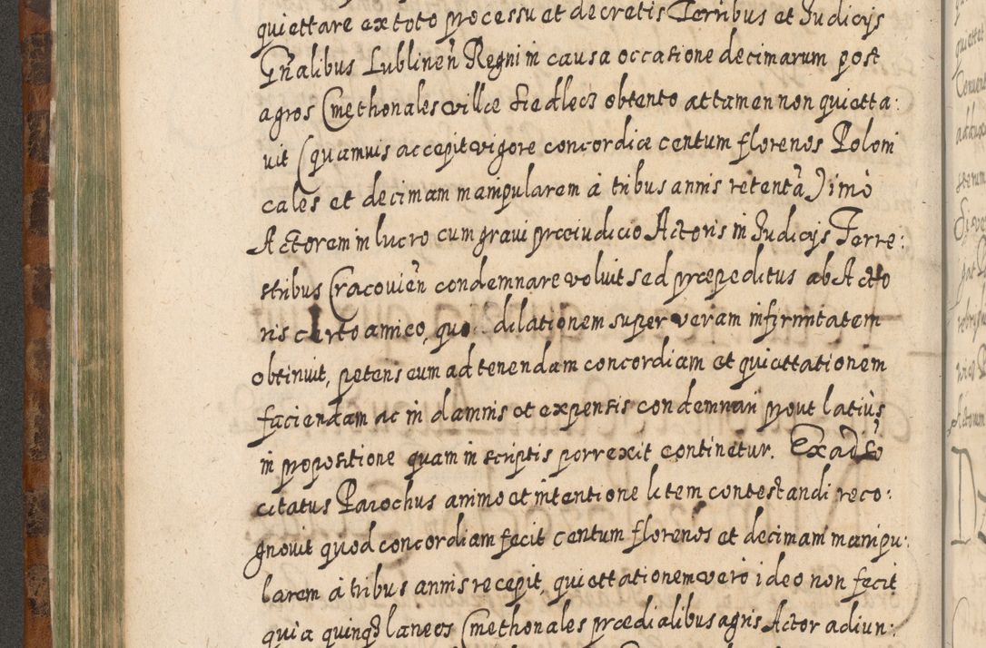 Zdjęcie nr 313 dla obiektu archiwalnego: Acta actorum, causarum spiritualium, civilium, criminalium, obligationum, quietationum, inscpritionum, cessionum, decimarum, testamentorum R. D. Martini Szyszkowski, episcopi Cracoviensis, ducis Severiensis in annis 1624 - 1626. Tomus tertius.