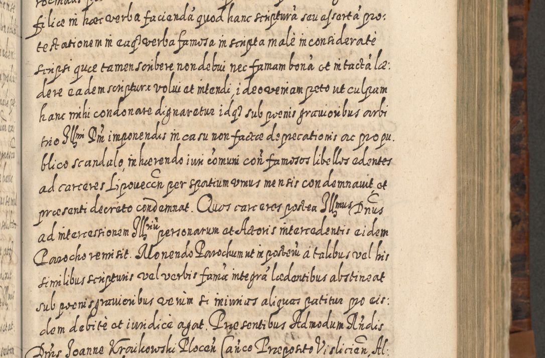Zdjęcie nr 306 dla obiektu archiwalnego: Acta actorum, causarum spiritualium, civilium, criminalium, obligationum, quietationum, inscpritionum, cessionum, decimarum, testamentorum R. D. Martini Szyszkowski, episcopi Cracoviensis, ducis Severiensis in annis 1624 - 1626. Tomus tertius.