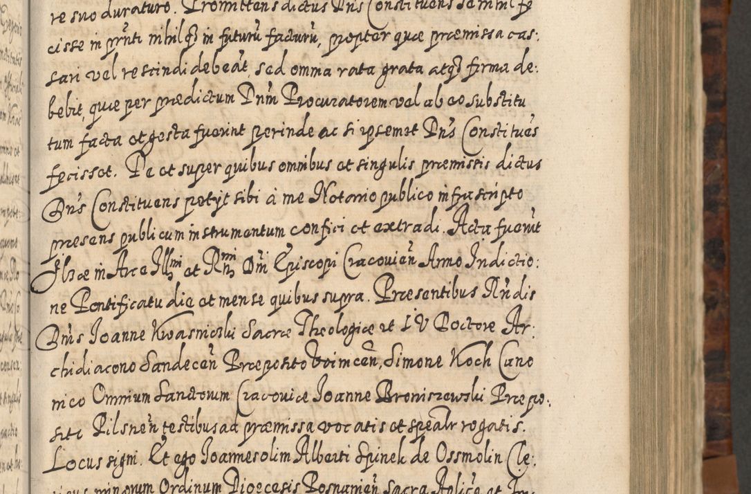 Zdjęcie nr 300 dla obiektu archiwalnego: Acta actorum, causarum spiritualium, civilium, criminalium, obligationum, quietationum, inscpritionum, cessionum, decimarum, testamentorum R. D. Martini Szyszkowski, episcopi Cracoviensis, ducis Severiensis in annis 1624 - 1626. Tomus tertius.