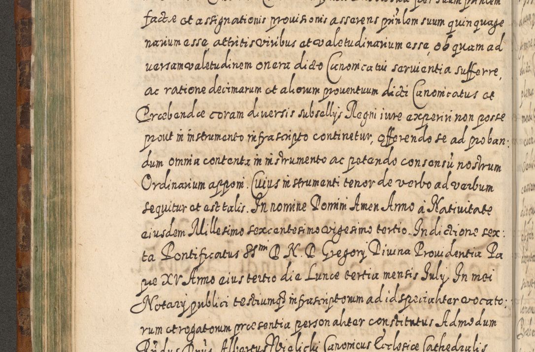 Zdjęcie nr 297 dla obiektu archiwalnego: Acta actorum, causarum spiritualium, civilium, criminalium, obligationum, quietationum, inscpritionum, cessionum, decimarum, testamentorum R. D. Martini Szyszkowski, episcopi Cracoviensis, ducis Severiensis in annis 1624 - 1626. Tomus tertius.