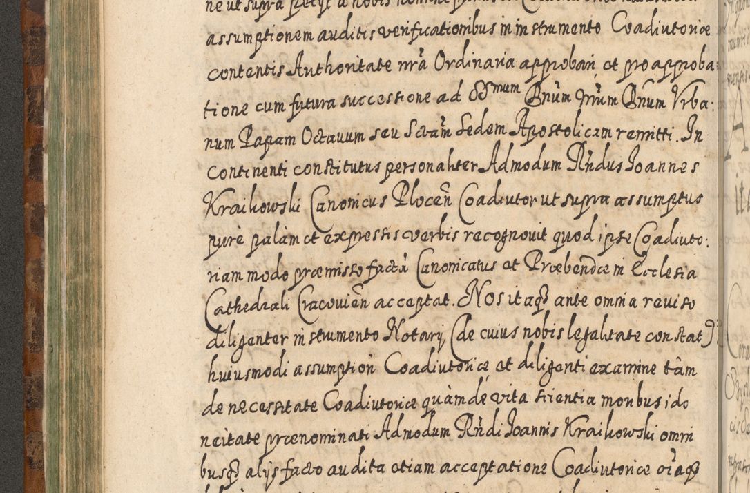 Zdjęcie nr 301 dla obiektu archiwalnego: Acta actorum, causarum spiritualium, civilium, criminalium, obligationum, quietationum, inscpritionum, cessionum, decimarum, testamentorum R. D. Martini Szyszkowski, episcopi Cracoviensis, ducis Severiensis in annis 1624 - 1626. Tomus tertius.