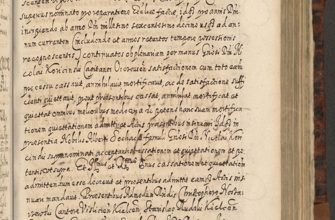 Zdjęcie nr 292 dla obiektu archiwalnego: Acta actorum, causarum spiritualium, civilium, criminalium, obligationum, quietationum, inscpritionum, cessionum, decimarum, testamentorum R. D. Martini Szyszkowski, episcopi Cracoviensis, ducis Severiensis in annis 1624 - 1626. Tomus tertius.