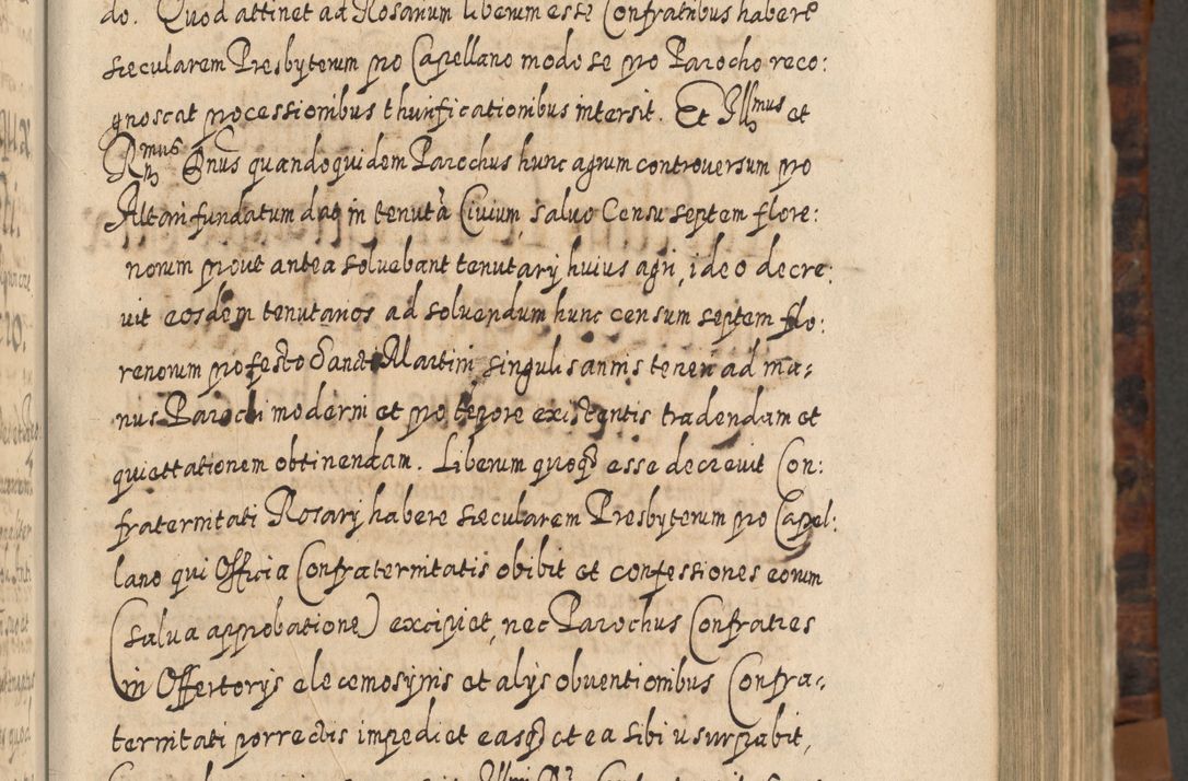 Zdjęcie nr 290 dla obiektu archiwalnego: Acta actorum, causarum spiritualium, civilium, criminalium, obligationum, quietationum, inscpritionum, cessionum, decimarum, testamentorum R. D. Martini Szyszkowski, episcopi Cracoviensis, ducis Severiensis in annis 1624 - 1626. Tomus tertius.
