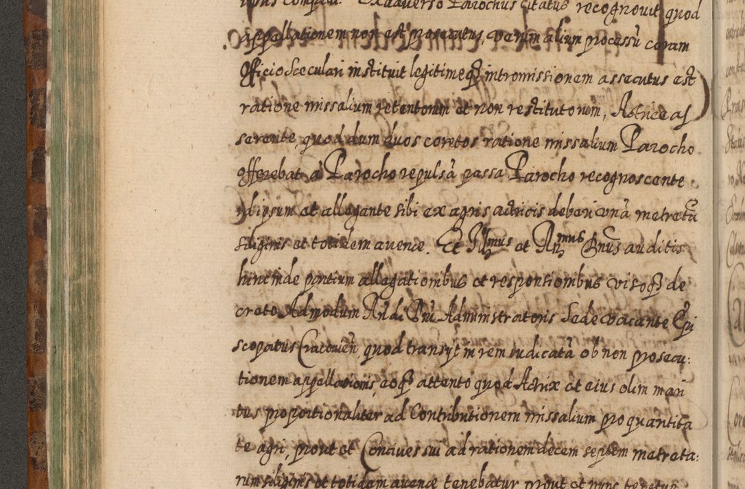 Zdjęcie nr 283 dla obiektu archiwalnego: Acta actorum, causarum spiritualium, civilium, criminalium, obligationum, quietationum, inscpritionum, cessionum, decimarum, testamentorum R. D. Martini Szyszkowski, episcopi Cracoviensis, ducis Severiensis in annis 1624 - 1626. Tomus tertius.