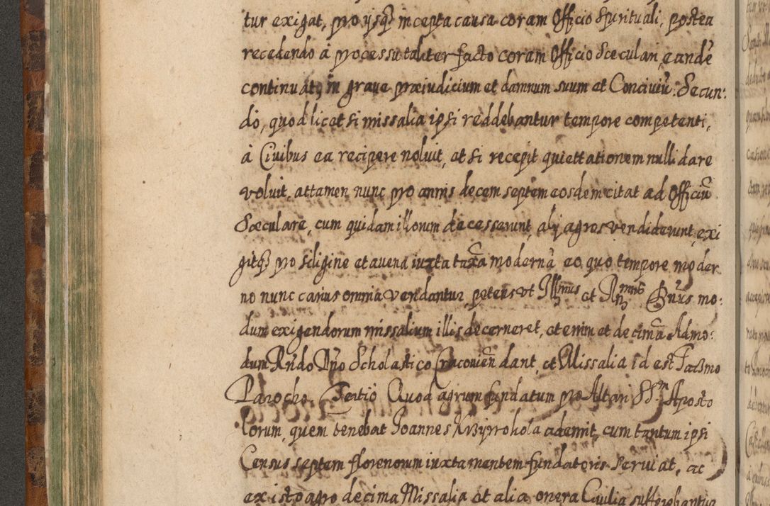 Zdjęcie nr 279 dla obiektu archiwalnego: Acta actorum, causarum spiritualium, civilium, criminalium, obligationum, quietationum, inscpritionum, cessionum, decimarum, testamentorum R. D. Martini Szyszkowski, episcopi Cracoviensis, ducis Severiensis in annis 1624 - 1626. Tomus tertius.