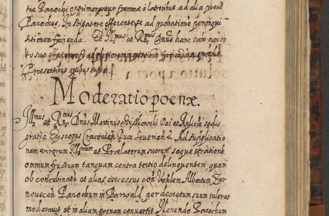 Zdjęcie nr 272 dla obiektu archiwalnego: Acta actorum, causarum spiritualium, civilium, criminalium, obligationum, quietationum, inscpritionum, cessionum, decimarum, testamentorum R. D. Martini Szyszkowski, episcopi Cracoviensis, ducis Severiensis in annis 1624 - 1626. Tomus tertius.