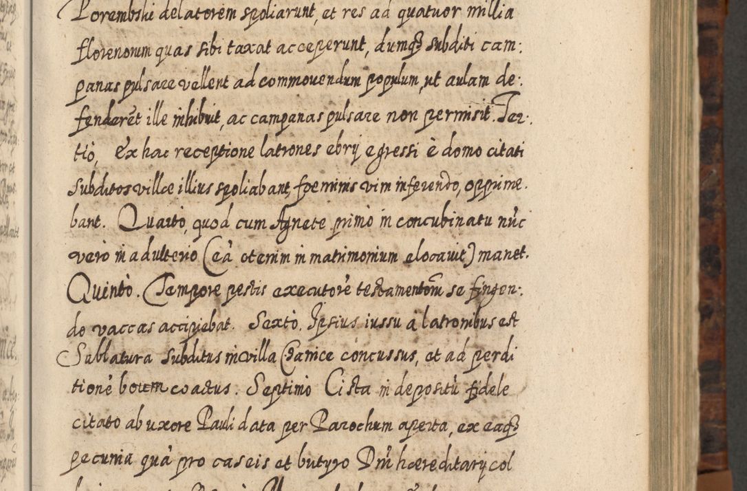 Zdjęcie nr 268 dla obiektu archiwalnego: Acta actorum, causarum spiritualium, civilium, criminalium, obligationum, quietationum, inscpritionum, cessionum, decimarum, testamentorum R. D. Martini Szyszkowski, episcopi Cracoviensis, ducis Severiensis in annis 1624 - 1626. Tomus tertius.