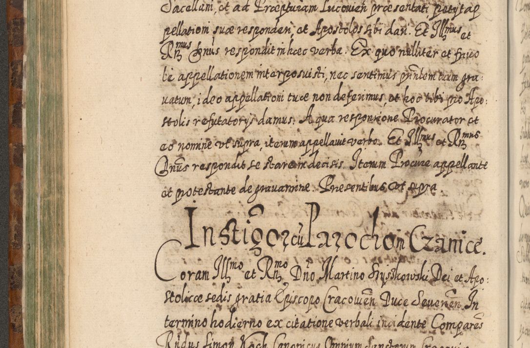 Zdjęcie nr 267 dla obiektu archiwalnego: Acta actorum, causarum spiritualium, civilium, criminalium, obligationum, quietationum, inscpritionum, cessionum, decimarum, testamentorum R. D. Martini Szyszkowski, episcopi Cracoviensis, ducis Severiensis in annis 1624 - 1626. Tomus tertius.