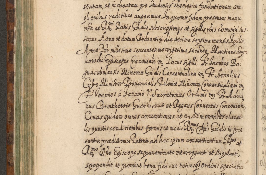 Zdjęcie nr 259 dla obiektu archiwalnego: Acta actorum, causarum spiritualium, civilium, criminalium, obligationum, quietationum, inscpritionum, cessionum, decimarum, testamentorum R. D. Martini Szyszkowski, episcopi Cracoviensis, ducis Severiensis in annis 1624 - 1626. Tomus tertius.