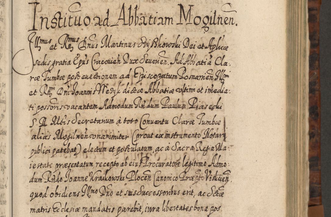 Zdjęcie nr 252 dla obiektu archiwalnego: Acta actorum, causarum spiritualium, civilium, criminalium, obligationum, quietationum, inscpritionum, cessionum, decimarum, testamentorum R. D. Martini Szyszkowski, episcopi Cracoviensis, ducis Severiensis in annis 1624 - 1626. Tomus tertius.