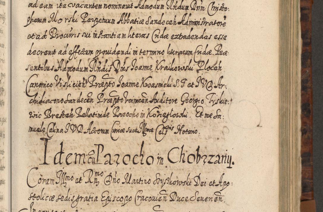 Zdjęcie nr 246 dla obiektu archiwalnego: Acta actorum, causarum spiritualium, civilium, criminalium, obligationum, quietationum, inscpritionum, cessionum, decimarum, testamentorum R. D. Martini Szyszkowski, episcopi Cracoviensis, ducis Severiensis in annis 1624 - 1626. Tomus tertius.