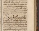 Zdjęcie nr 238 dla obiektu archiwalnego: Acta actorum, causarum spiritualium, civilium, criminalium, obligationum, quietationum, inscpritionum, cessionum, decimarum, testamentorum R. D. Martini Szyszkowski, episcopi Cracoviensis, ducis Severiensis in annis 1624 - 1626. Tomus tertius.