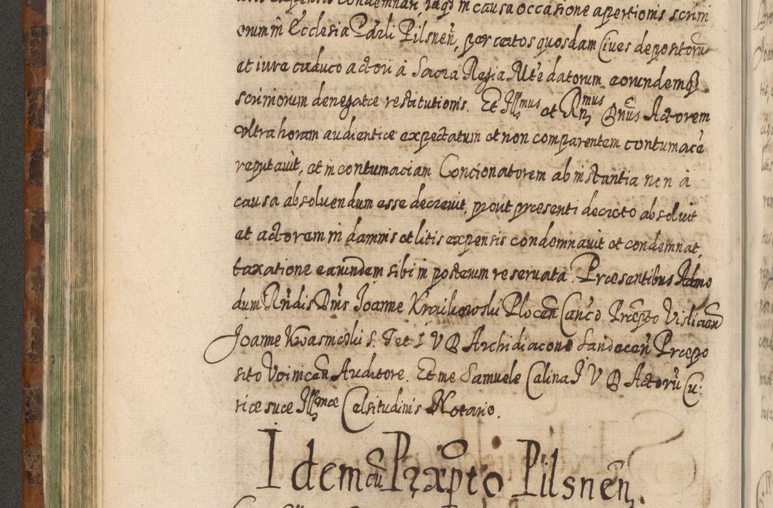 Zdjęcie nr 233 dla obiektu archiwalnego: Acta actorum, causarum spiritualium, civilium, criminalium, obligationum, quietationum, inscpritionum, cessionum, decimarum, testamentorum R. D. Martini Szyszkowski, episcopi Cracoviensis, ducis Severiensis in annis 1624 - 1626. Tomus tertius.