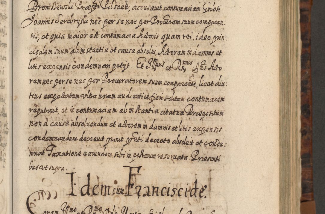 Zdjęcie nr 234 dla obiektu archiwalnego: Acta actorum, causarum spiritualium, civilium, criminalium, obligationum, quietationum, inscpritionum, cessionum, decimarum, testamentorum R. D. Martini Szyszkowski, episcopi Cracoviensis, ducis Severiensis in annis 1624 - 1626. Tomus tertius.
