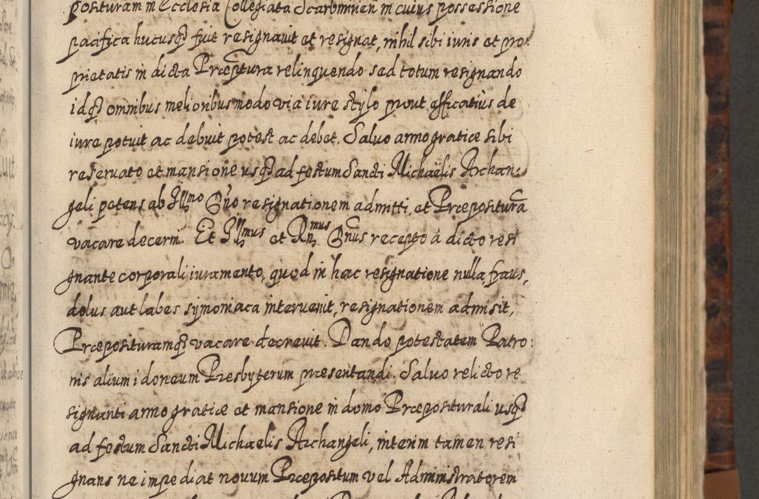 Zdjęcie nr 230 dla obiektu archiwalnego: Acta actorum, causarum spiritualium, civilium, criminalium, obligationum, quietationum, inscpritionum, cessionum, decimarum, testamentorum R. D. Martini Szyszkowski, episcopi Cracoviensis, ducis Severiensis in annis 1624 - 1626. Tomus tertius.