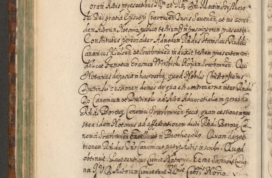 Zdjęcie nr 231 dla obiektu archiwalnego: Acta actorum, causarum spiritualium, civilium, criminalium, obligationum, quietationum, inscpritionum, cessionum, decimarum, testamentorum R. D. Martini Szyszkowski, episcopi Cracoviensis, ducis Severiensis in annis 1624 - 1626. Tomus tertius.