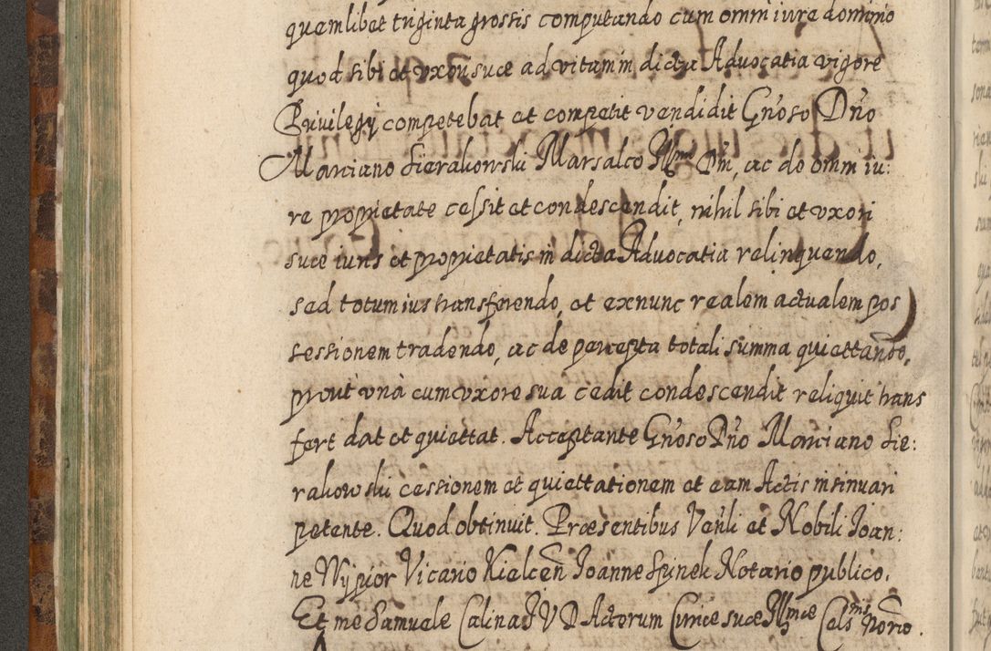 Zdjęcie nr 227 dla obiektu archiwalnego: Acta actorum, causarum spiritualium, civilium, criminalium, obligationum, quietationum, inscpritionum, cessionum, decimarum, testamentorum R. D. Martini Szyszkowski, episcopi Cracoviensis, ducis Severiensis in annis 1624 - 1626. Tomus tertius.