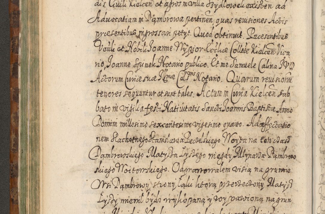 Zdjęcie nr 223 dla obiektu archiwalnego: Acta actorum, causarum spiritualium, civilium, criminalium, obligationum, quietationum, inscpritionum, cessionum, decimarum, testamentorum R. D. Martini Szyszkowski, episcopi Cracoviensis, ducis Severiensis in annis 1624 - 1626. Tomus tertius.