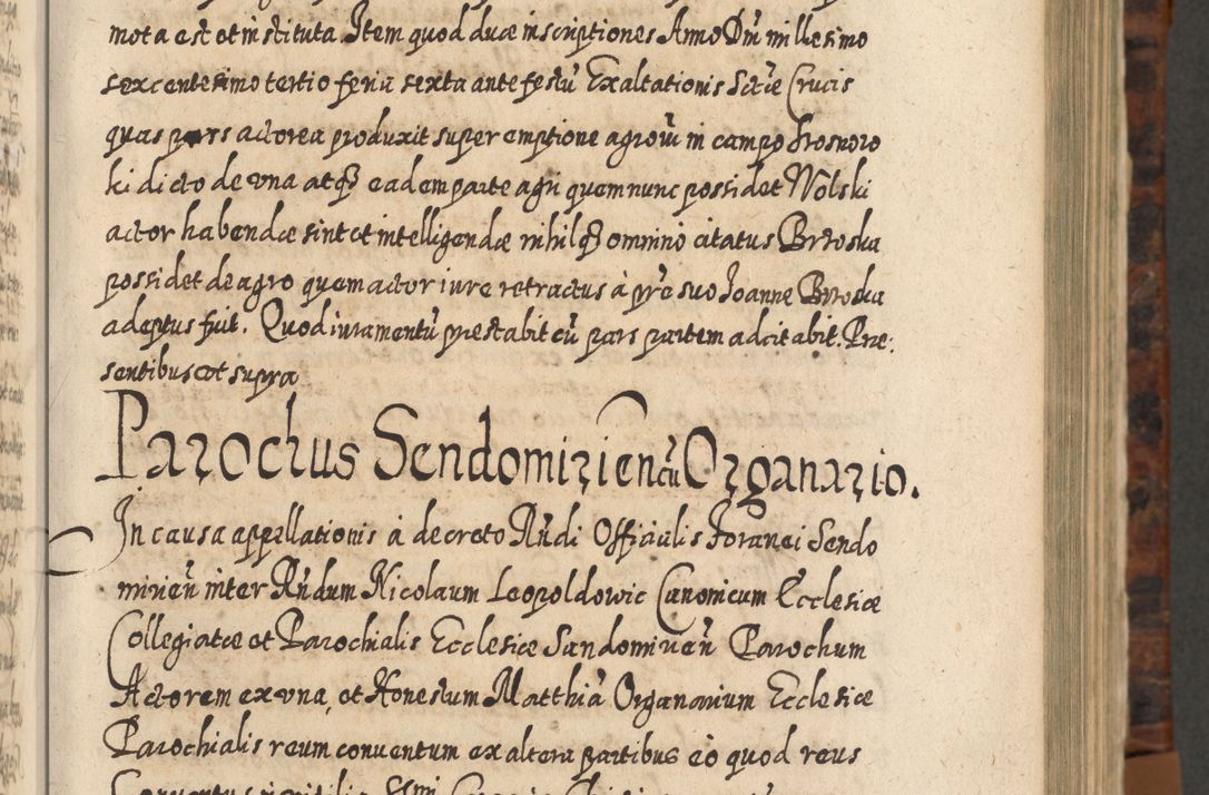 Zdjęcie nr 220 dla obiektu archiwalnego: Acta actorum, causarum spiritualium, civilium, criminalium, obligationum, quietationum, inscpritionum, cessionum, decimarum, testamentorum R. D. Martini Szyszkowski, episcopi Cracoviensis, ducis Severiensis in annis 1624 - 1626. Tomus tertius.
