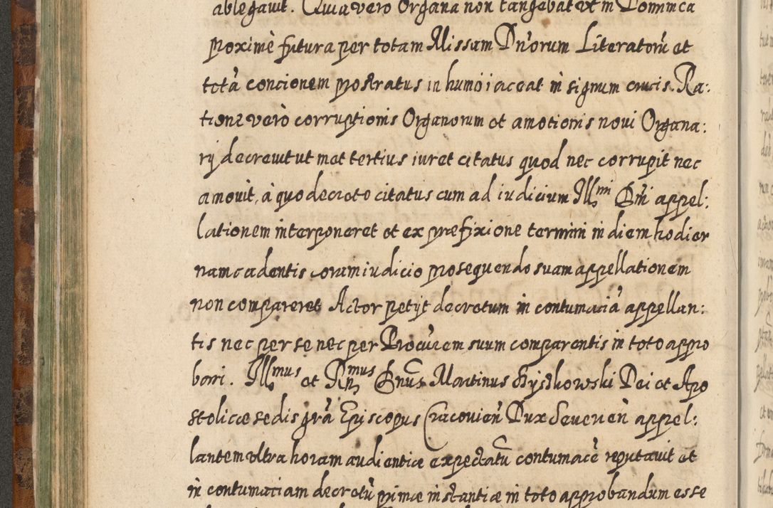 Zdjęcie nr 221 dla obiektu archiwalnego: Acta actorum, causarum spiritualium, civilium, criminalium, obligationum, quietationum, inscpritionum, cessionum, decimarum, testamentorum R. D. Martini Szyszkowski, episcopi Cracoviensis, ducis Severiensis in annis 1624 - 1626. Tomus tertius.