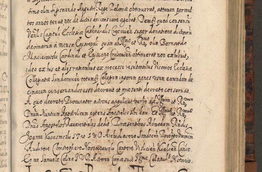 Zdjęcie nr 604 dla obiektu archiwalnego: Acta actorum, causarum spiritualium, civilium, criminalium, obligationum, quietationum, inscpritionum, cessionum, decimarum, testamentorum R. D. Martini Szyszkowski, episcopi Cracoviensis, ducis Severiensis in annis 1624 - 1626. Tomus tertius.