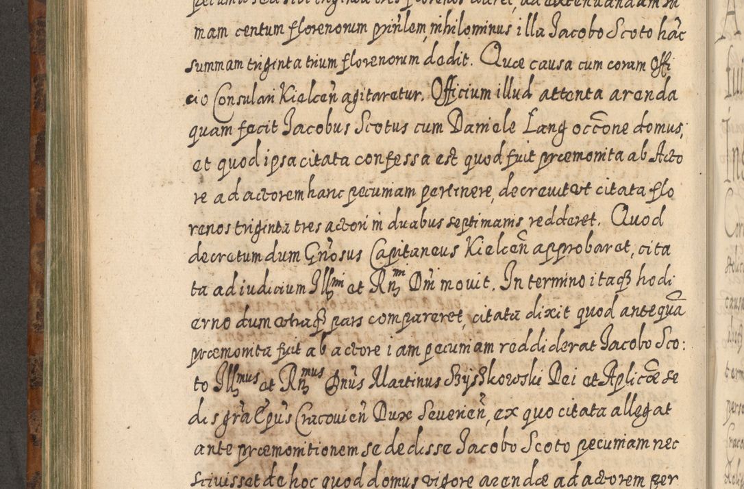 Zdjęcie nr 599 dla obiektu archiwalnego: Acta actorum, causarum spiritualium, civilium, criminalium, obligationum, quietationum, inscpritionum, cessionum, decimarum, testamentorum R. D. Martini Szyszkowski, episcopi Cracoviensis, ducis Severiensis in annis 1624 - 1626. Tomus tertius.
