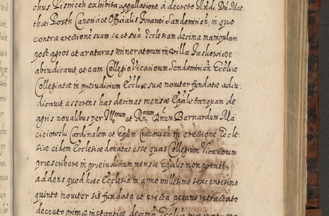 Zdjęcie nr 594 dla obiektu archiwalnego: Acta actorum, causarum spiritualium, civilium, criminalium, obligationum, quietationum, inscpritionum, cessionum, decimarum, testamentorum R. D. Martini Szyszkowski, episcopi Cracoviensis, ducis Severiensis in annis 1624 - 1626. Tomus tertius.