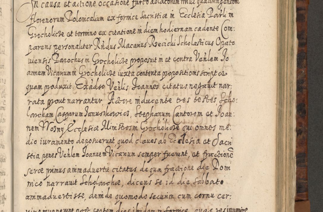 Zdjęcie nr 588 dla obiektu archiwalnego: Acta actorum, causarum spiritualium, civilium, criminalium, obligationum, quietationum, inscpritionum, cessionum, decimarum, testamentorum R. D. Martini Szyszkowski, episcopi Cracoviensis, ducis Severiensis in annis 1624 - 1626. Tomus tertius.