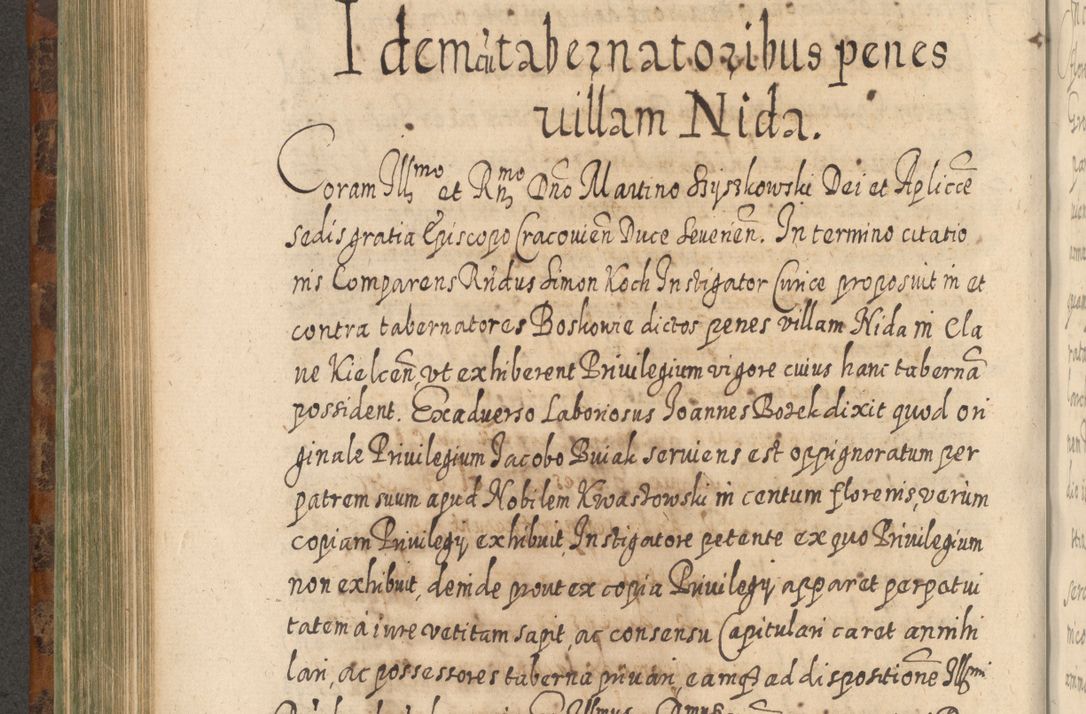 Zdjęcie nr 587 dla obiektu archiwalnego: Acta actorum, causarum spiritualium, civilium, criminalium, obligationum, quietationum, inscpritionum, cessionum, decimarum, testamentorum R. D. Martini Szyszkowski, episcopi Cracoviensis, ducis Severiensis in annis 1624 - 1626. Tomus tertius.