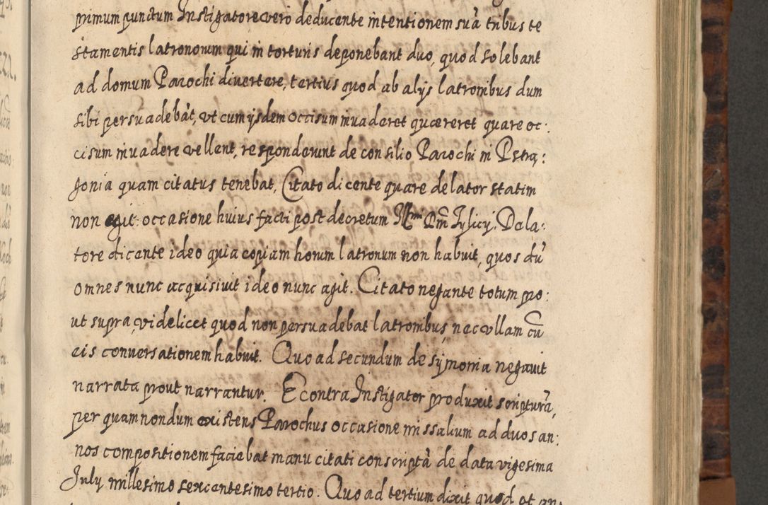 Zdjęcie nr 582 dla obiektu archiwalnego: Acta actorum, causarum spiritualium, civilium, criminalium, obligationum, quietationum, inscpritionum, cessionum, decimarum, testamentorum R. D. Martini Szyszkowski, episcopi Cracoviensis, ducis Severiensis in annis 1624 - 1626. Tomus tertius.