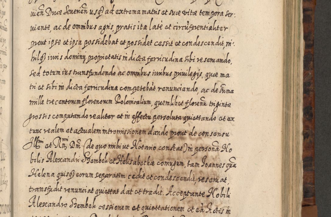 Zdjęcie nr 578 dla obiektu archiwalnego: Acta actorum, causarum spiritualium, civilium, criminalium, obligationum, quietationum, inscpritionum, cessionum, decimarum, testamentorum R. D. Martini Szyszkowski, episcopi Cracoviensis, ducis Severiensis in annis 1624 - 1626. Tomus tertius.