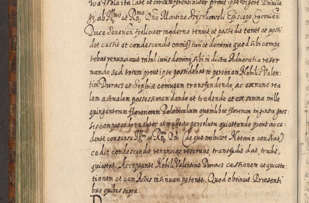 Zdjęcie nr 579 dla obiektu archiwalnego: Acta actorum, causarum spiritualium, civilium, criminalium, obligationum, quietationum, inscpritionum, cessionum, decimarum, testamentorum R. D. Martini Szyszkowski, episcopi Cracoviensis, ducis Severiensis in annis 1624 - 1626. Tomus tertius.