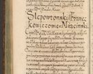 Zdjęcie nr 573 dla obiektu archiwalnego: Acta actorum, causarum spiritualium, civilium, criminalium, obligationum, quietationum, inscpritionum, cessionum, decimarum, testamentorum R. D. Martini Szyszkowski, episcopi Cracoviensis, ducis Severiensis in annis 1624 - 1626. Tomus tertius.