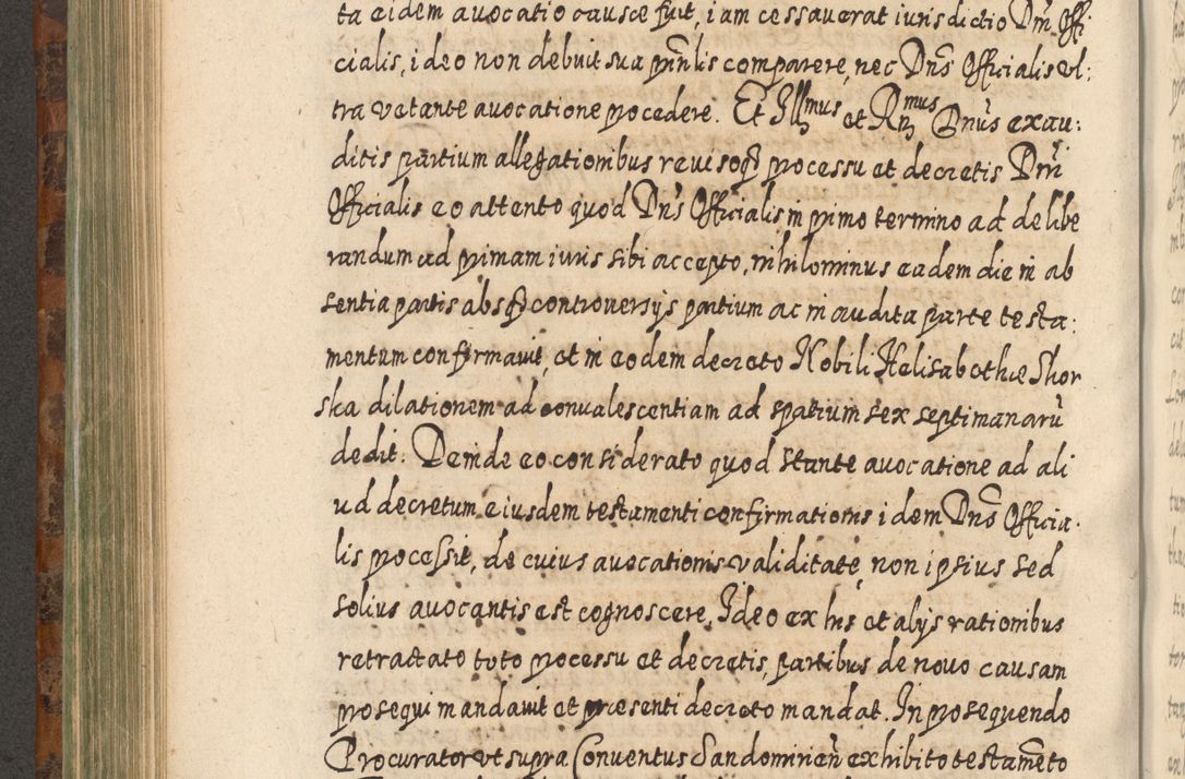 Zdjęcie nr 569 dla obiektu archiwalnego: Acta actorum, causarum spiritualium, civilium, criminalium, obligationum, quietationum, inscpritionum, cessionum, decimarum, testamentorum R. D. Martini Szyszkowski, episcopi Cracoviensis, ducis Severiensis in annis 1624 - 1626. Tomus tertius.
