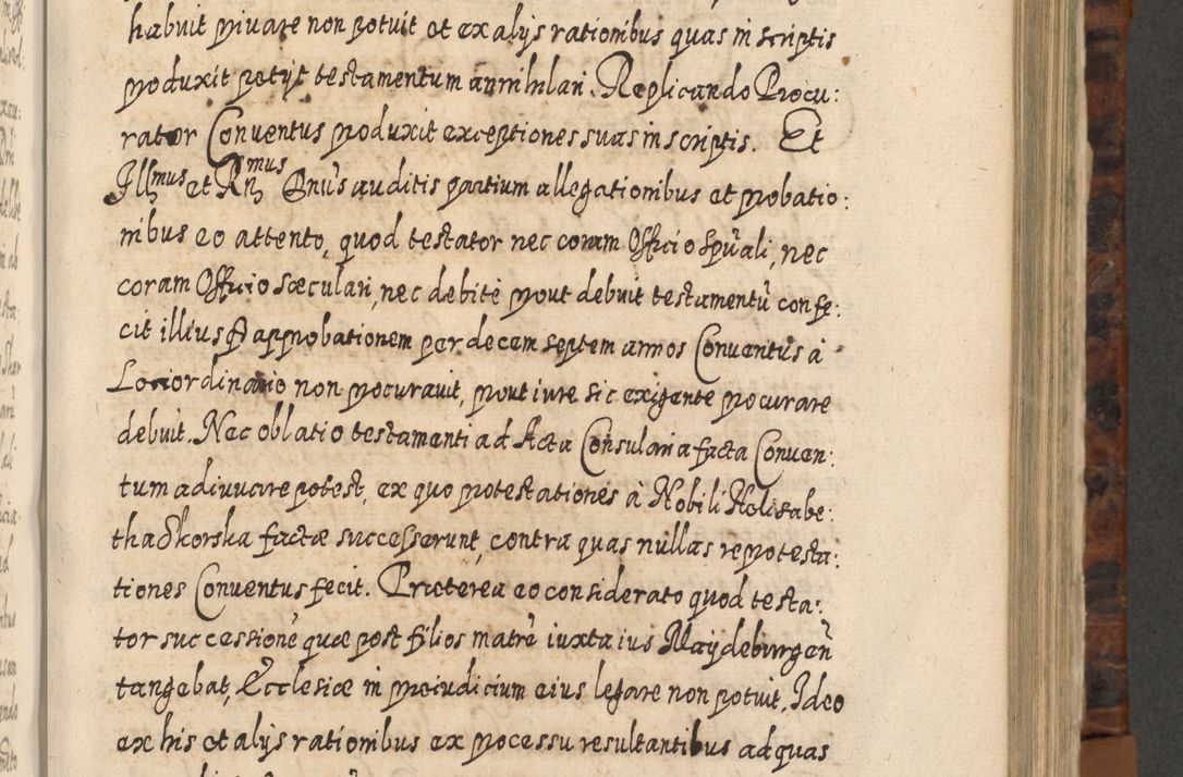 Zdjęcie nr 570 dla obiektu archiwalnego: Acta actorum, causarum spiritualium, civilium, criminalium, obligationum, quietationum, inscpritionum, cessionum, decimarum, testamentorum R. D. Martini Szyszkowski, episcopi Cracoviensis, ducis Severiensis in annis 1624 - 1626. Tomus tertius.