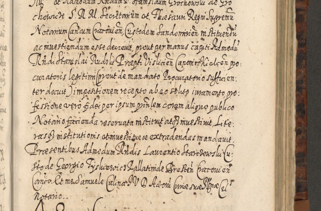 Zdjęcie nr 562 dla obiektu archiwalnego: Acta actorum, causarum spiritualium, civilium, criminalium, obligationum, quietationum, inscpritionum, cessionum, decimarum, testamentorum R. D. Martini Szyszkowski, episcopi Cracoviensis, ducis Severiensis in annis 1624 - 1626. Tomus tertius.