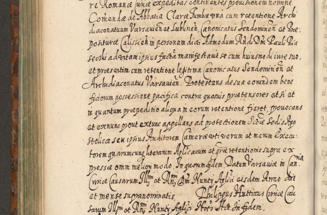 Zdjęcie nr 557 dla obiektu archiwalnego: Acta actorum, causarum spiritualium, civilium, criminalium, obligationum, quietationum, inscpritionum, cessionum, decimarum, testamentorum R. D. Martini Szyszkowski, episcopi Cracoviensis, ducis Severiensis in annis 1624 - 1626. Tomus tertius.
