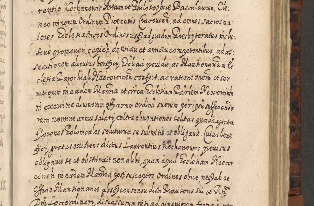 Zdjęcie nr 552 dla obiektu archiwalnego: Acta actorum, causarum spiritualium, civilium, criminalium, obligationum, quietationum, inscpritionum, cessionum, decimarum, testamentorum R. D. Martini Szyszkowski, episcopi Cracoviensis, ducis Severiensis in annis 1624 - 1626. Tomus tertius.