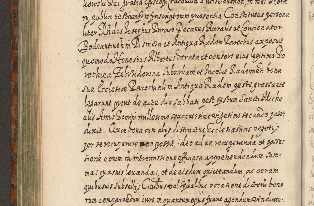 Zdjęcie nr 553 dla obiektu archiwalnego: Acta actorum, causarum spiritualium, civilium, criminalium, obligationum, quietationum, inscpritionum, cessionum, decimarum, testamentorum R. D. Martini Szyszkowski, episcopi Cracoviensis, ducis Severiensis in annis 1624 - 1626. Tomus tertius.