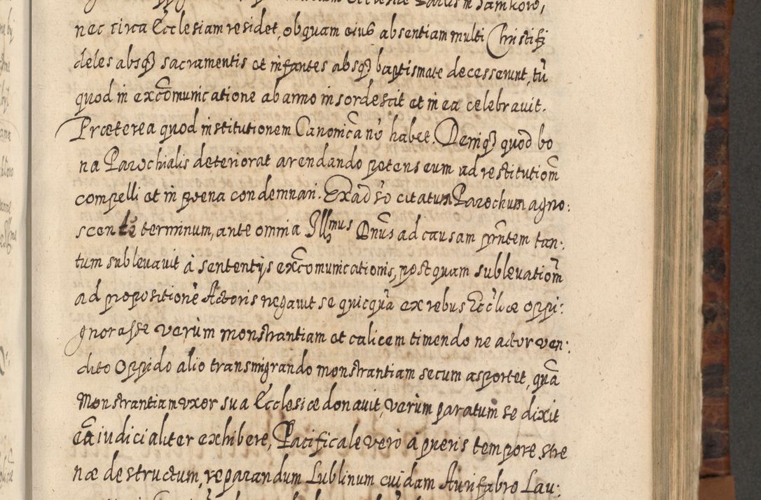 Zdjęcie nr 550 dla obiektu archiwalnego: Acta actorum, causarum spiritualium, civilium, criminalium, obligationum, quietationum, inscpritionum, cessionum, decimarum, testamentorum R. D. Martini Szyszkowski, episcopi Cracoviensis, ducis Severiensis in annis 1624 - 1626. Tomus tertius.